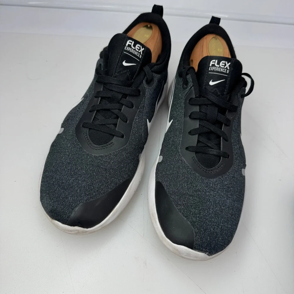 Nike Flex Experience 8 Women 8 Black Running Shoes AJ5908-013 Sneakers Grey